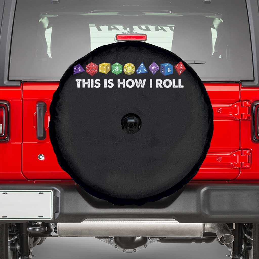 Funny Role Playing Tabletop Dice Spare Tire Cover This Is How I Roll