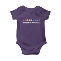 Funny Role Playing Tabletop Dice Baby Onesie This Is How I Roll
