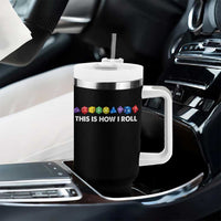 Funny Role Playing Tabletop Dice Tumbler With Handle This Is How I Roll
