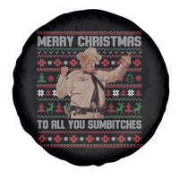 Merry Christmas To All You Sumbitches Spare Tire Cover Funny Smokey Xmas Movie The Bandit - Wonder Print Shop