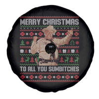 Merry Christmas To All You Sumbitches Spare Tire Cover Funny Smokey Xmas Movie The Bandit - Wonder Print Shop