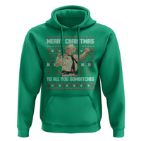 Merry Christmas To All You Sumbitches Hoodie Funny Smokey Xmas Movie The Bandit - Wonder Print Shop