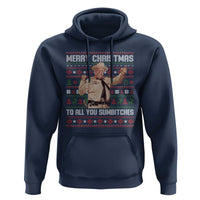 Merry Christmas To All You Sumbitches Hoodie Funny Smokey Xmas Movie The Bandit - Wonder Print Shop
