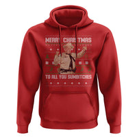 Merry Christmas To All You Sumbitches Hoodie Funny Smokey Xmas Movie The Bandit - Wonder Print Shop