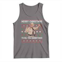 Merry Christmas To All You Sumbitches Tank Top Funny Smokey Xmas Movie The Bandit - Wonder Print Shop