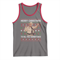 Merry Christmas To All You Sumbitches Tank Top Funny Smokey Xmas Movie The Bandit - Wonder Print Shop