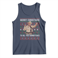 Merry Christmas To All You Sumbitches Tank Top Funny Smokey Xmas Movie The Bandit - Wonder Print Shop