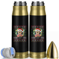 Funny Chit Christmas Bullet Tumbler Merry Chit Mas Do It Lady Xmas Wreath - Wonder Print Shop