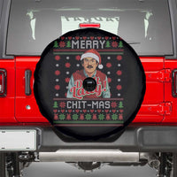 Funny Chit Christmas Spare Tire Cover Merry Chit Mas Do It Lady Ugly Xmas - Wonder Print Shop
