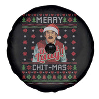 Funny Chit Christmas Spare Tire Cover Merry Chit Mas Do It Lady Ugly Xmas - Wonder Print Shop