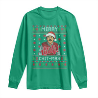 Funny Chit Christmas Long Sleeve Shirt Merry Chit Mas Do It Lady Ugly Xmas - Wonder Print Shop