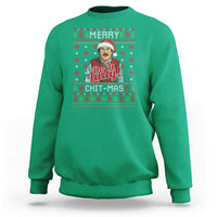 Funny Chit Christmas Sweatshirt Merry Chit Mas Do It Lady Ugly Xmas - Wonder Print Shop
