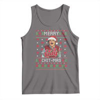 Funny Chit Christmas Tank Top Merry Chit Mas Do It Lady Ugly Xmas - Wonder Print Shop