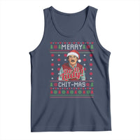 Funny Chit Christmas Tank Top Merry Chit Mas Do It Lady Ugly Xmas - Wonder Print Shop