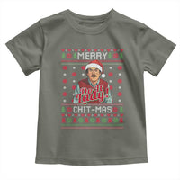 Funny Chit Christmas Toddler T Shirt Merry Chit Mas Do It Lady Ugly Xmas - Wonder Print Shop