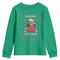 Funny Chit Christmas Youth Sweatshirt Merry Chit Mas Do It Lady Ugly Xmas - Wonder Print Shop