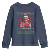 Funny Chit Christmas Youth Sweatshirt Merry Chit Mas Do It Lady Ugly Xmas - Wonder Print Shop