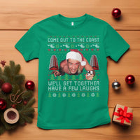Funny Nakatomi Plaza Christmas T Shirt Come Out To The Coast John Xmas 80's Die Movie - Wonder Print Shop