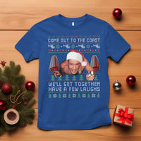 Funny Nakatomi Plaza Christmas T Shirt Come Out To The Coast John Xmas 80's Die Movie - Wonder Print Shop