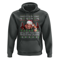 Funny Nakatomi Plaza Christmas Hoodie Come Out To The Coast John Xmas 80's Die Movie - Wonder Print Shop