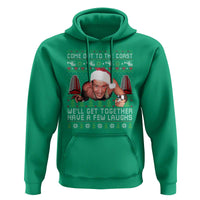 Funny Nakatomi Plaza Christmas Hoodie Come Out To The Coast John Xmas 80's Die Movie - Wonder Print Shop