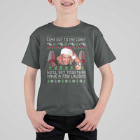 Funny Nakatomi Plaza Christmas T Shirt For Kid Come Out To The Coast John Xmas 80's Die Movie - Wonder Print Shop