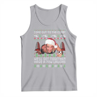 Funny Nakatomi Plaza Christmas Tank Top Come Out To The Coast John Xmas 80's Die Movie - Wonder Print Shop