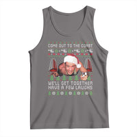 Funny Nakatomi Plaza Christmas Tank Top Come Out To The Coast John Xmas 80's Die Movie - Wonder Print Shop
