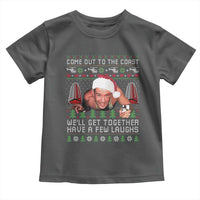 Funny Nakatomi Plaza Christmas Toddler T Shirt Come Out To The Coast John Xmas 80's Die Movie - Wonder Print Shop
