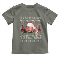 Funny Nakatomi Plaza Christmas Toddler T Shirt Come Out To The Coast John Xmas 80's Die Movie - Wonder Print Shop
