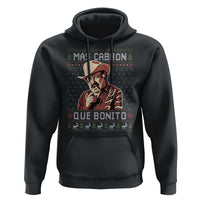 Funny Julian Garza Christmas Hoodie Mas Cabron Que Bonito Cowboy Holiday Mexican Xmas - Wonder Print Shop