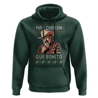 Funny Julian Garza Christmas Hoodie Mas Cabron Que Bonito Cowboy Holiday Mexican Xmas - Wonder Print Shop