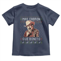 Funny Julian Garza Christmas Toddler T Shirt Mas Cabron Que Bonito Cowboy Holiday Mexican Xmas - Wonder Print Shop