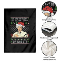 True Crime Christmas Keith Garden Flag Funny It Was A Holiday Just Like Any Other Or Was It - Wonder Print Shop
