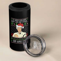 True Crime Christmas Keith 4 in 1 Can Cooler Tumbler Funny It Was A Holiday Just Like Any Other Or Was It - Wonder Print Shop