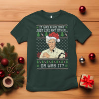 True Crime Christmas Keith T Shirt Funny It Was A Holiday Just Like Any Other Or Was It - Wonder Print Shop