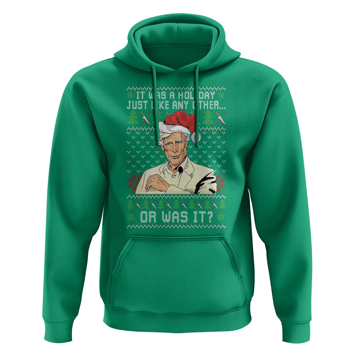True Crime Christmas Keith Hoodie Funny It Was A Holiday Just Like Any Other Or Was It - Wonder Print Shop