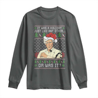 True Crime Christmas Keith Long Sleeve Shirt Funny It Was A Holiday Just Like Any Other Or Was It - Wonder Print Shop