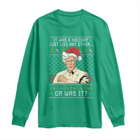 True Crime Christmas Keith Long Sleeve Shirt Funny It Was A Holiday Just Like Any Other Or Was It - Wonder Print Shop