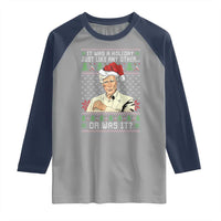 True Crime Christmas Keith Raglan Shirt Funny It Was A Holiday Just Like Any Other Or Was It - Wonder Print Shop