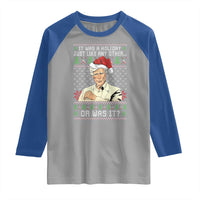 True Crime Christmas Keith Raglan Shirt Funny It Was A Holiday Just Like Any Other Or Was It - Wonder Print Shop
