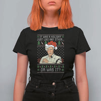 True Crime Christmas Keith T Shirt For Women Funny It Was A Holiday Just Like Any Other Or Was It - Wonder Print Shop