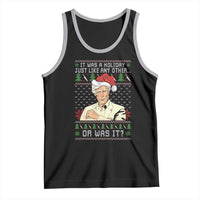 True Crime Christmas Keith Tank Top Funny It Was A Holiday Just Like Any Other Or Was It - Wonder Print Shop