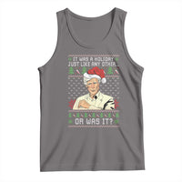 True Crime Christmas Keith Tank Top Funny It Was A Holiday Just Like Any Other Or Was It - Wonder Print Shop