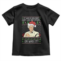True Crime Christmas Keith Toddler T Shirt Funny It Was A Holiday Just Like Any Other Or Was It - Wonder Print Shop