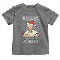 True Crime Christmas Keith Toddler T Shirt Funny It Was A Holiday Just Like Any Other Or Was It - Wonder Print Shop