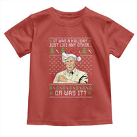 True Crime Christmas Keith Toddler T Shirt Funny It Was A Holiday Just Like Any Other Or Was It - Wonder Print Shop