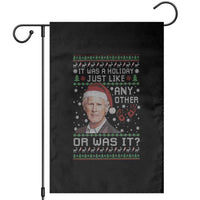 True Crime Christmas Keith Garden Flag Funny It Was A Holiday Just Like Any Other Or Was It Bloody Hand - Wonder Print Shop