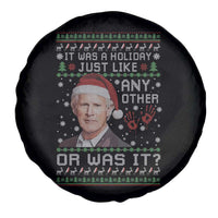 True Crime Christmas Keith Spare Tire Cover Funny It Was A Holiday Just Like Any Other Or Was It Bloody Hand - Wonder Print Shop