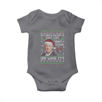 True Crime Christmas Keith Baby Onesie Funny It Was A Holiday Just Like Any Other Or Was It Bloody Hand - Wonder Print Shop